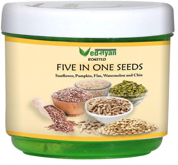 5 in 1 Seeds Mix - Mischung aus verschiedenen Kernen, geröstet - 300gr.