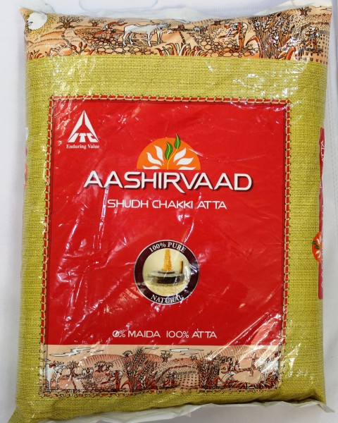 Aashirvaad - Indischer Vollkornmehr - 5kg