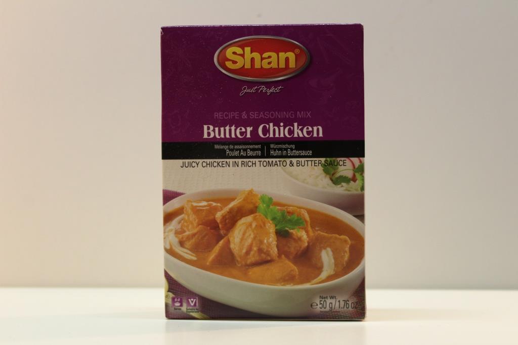 shan gewürze, butter chicken, butter chicken masala, shan butter